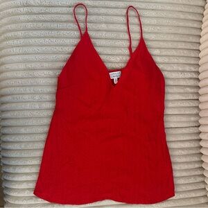 ✨& Other Stories Red Geo Textured Camisole Top!